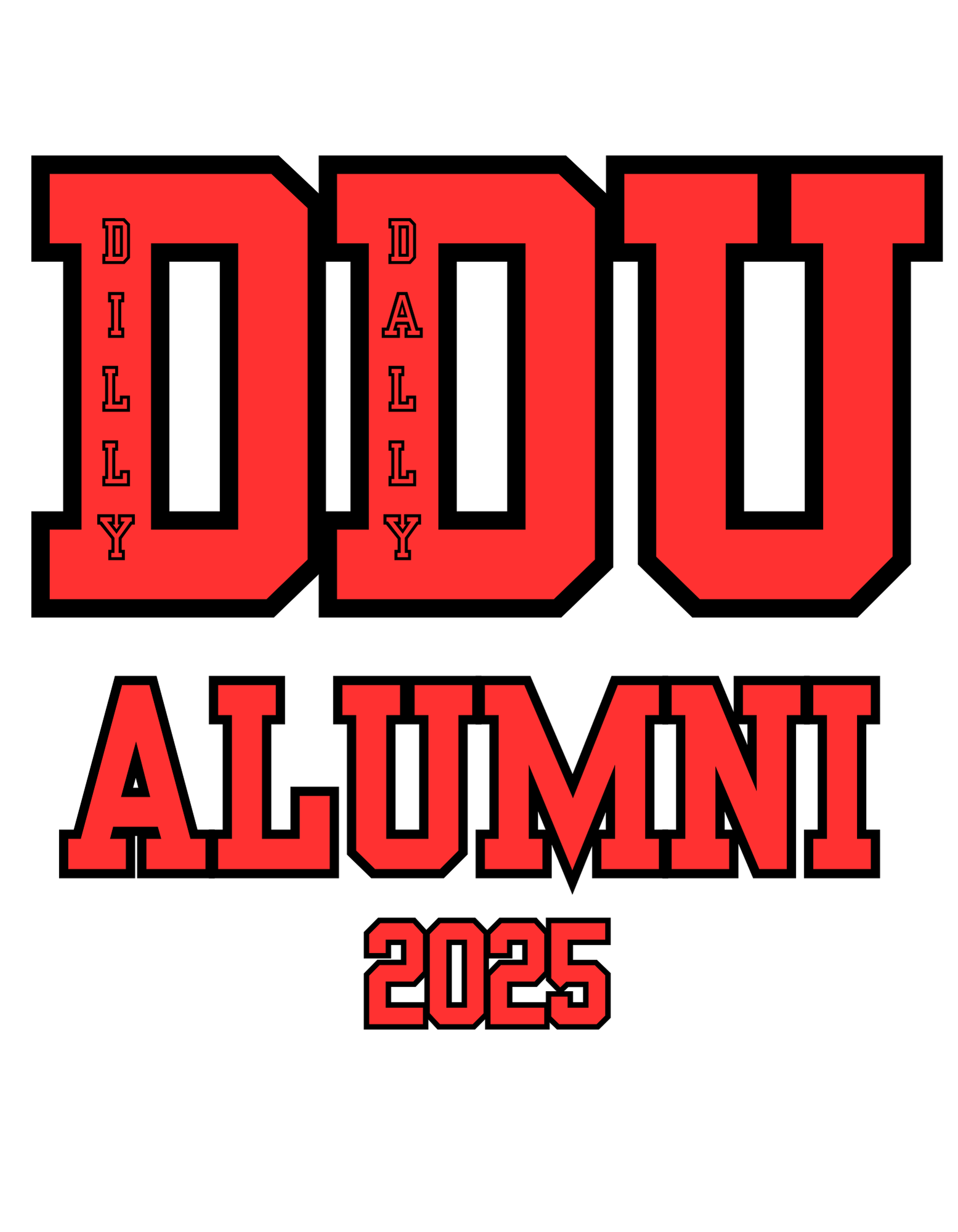 DDU ALUMNI CROPPED HOODIE