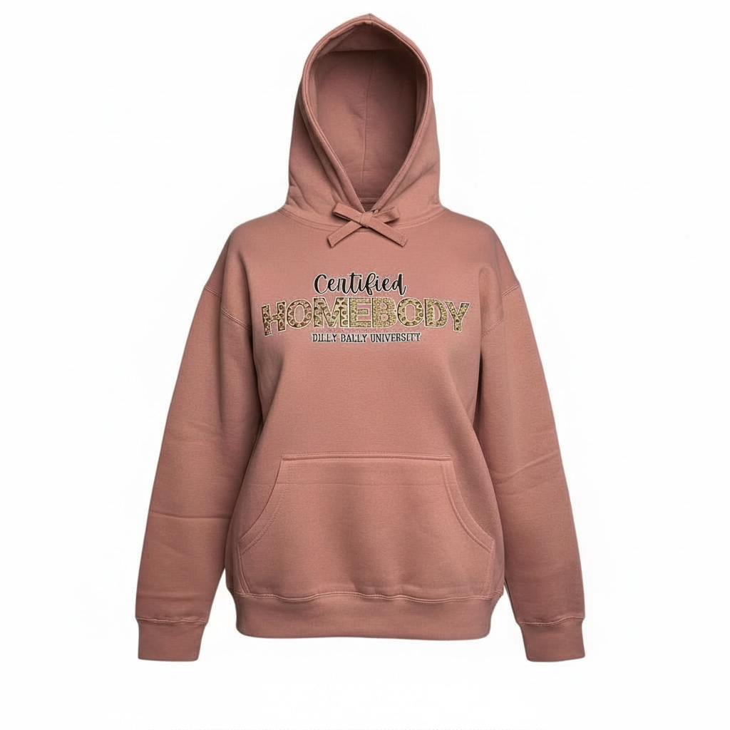 CERTIFIED HOMEBODY HOODIE (PINK)