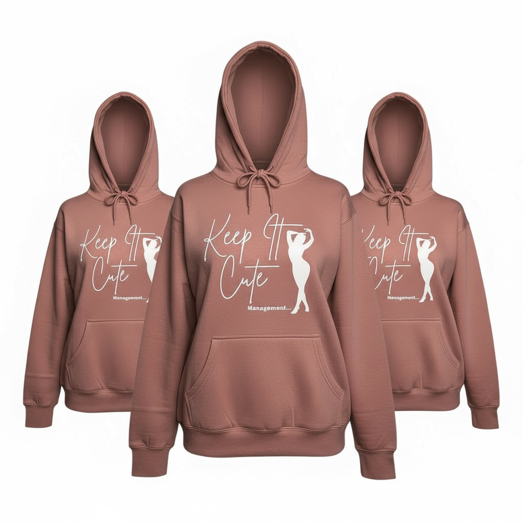 KEEP IT CUTE HOODIE (PINK)