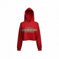 CERTIFIED HOMEBODY CROPPED HOODIE (RED)